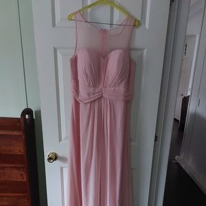 Pink Formal Full Length Dress